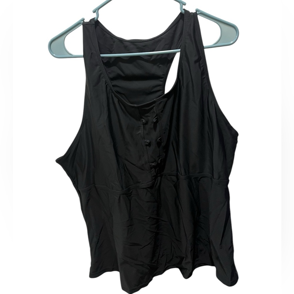 Women’s Black Bathing Suit Top Plus Size 3x